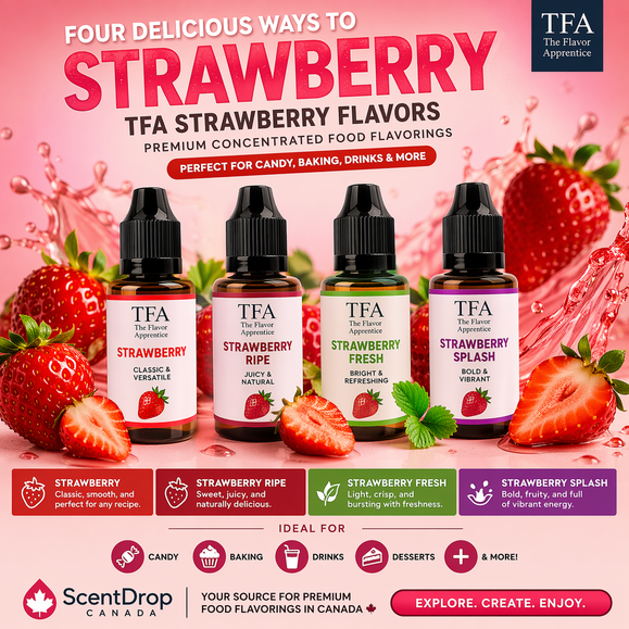 TFA Strawberry Concentrated Food Flavorings in Canada | ScentDrop Canada