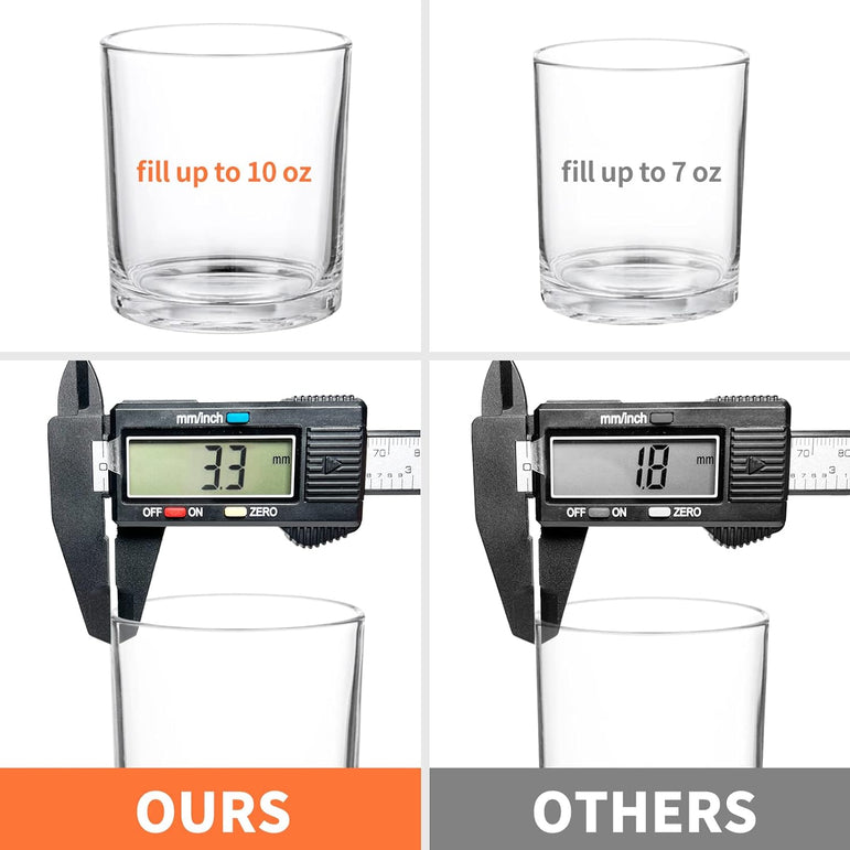 Clear Candle Vessel - 10oz