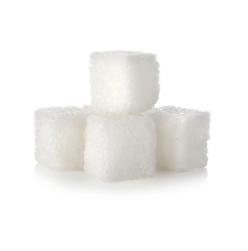 Stack of white bubble wrap on a white background