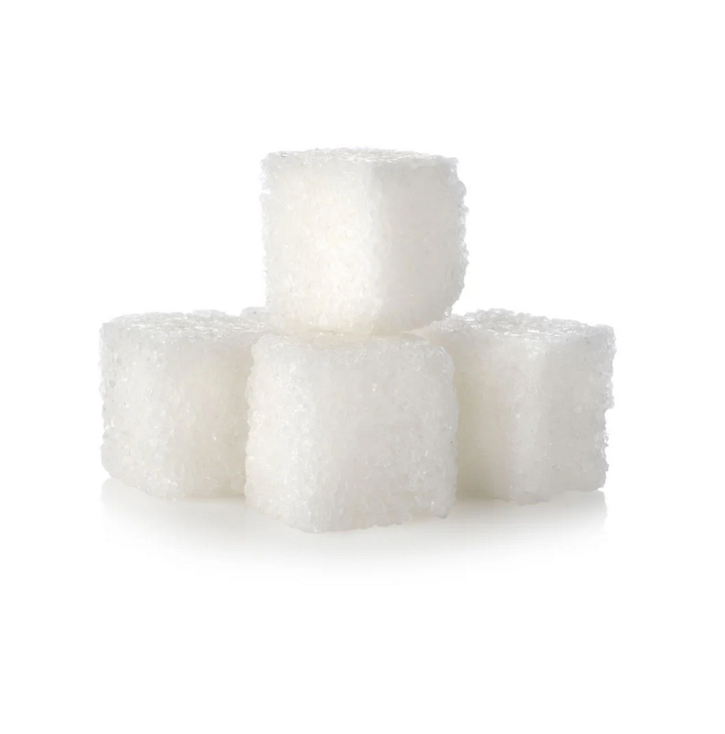 Stack of white bubble wrap on a white background