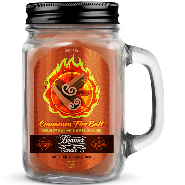 Beamer Candle Company - Cinnamon Fireball Scented Candle.