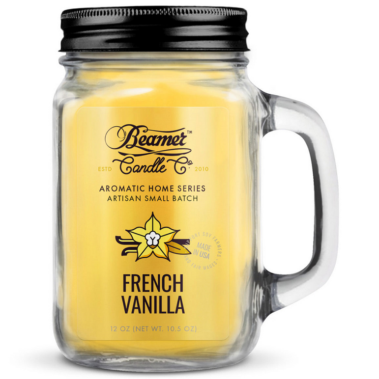 Beamer Co French Vanilla Scented Candle