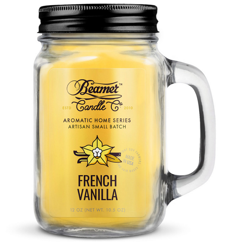 Beamer Co French Vanilla Scented Candle