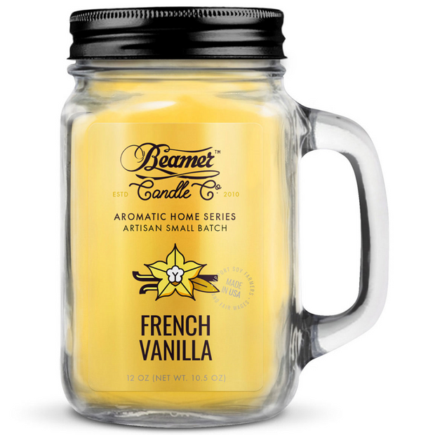 Beamer Co French Vanilla Scented Candle