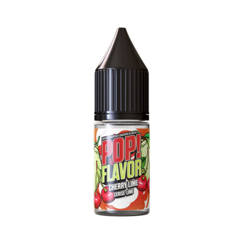 POP Co Flavor Cherry Lime on a white background.