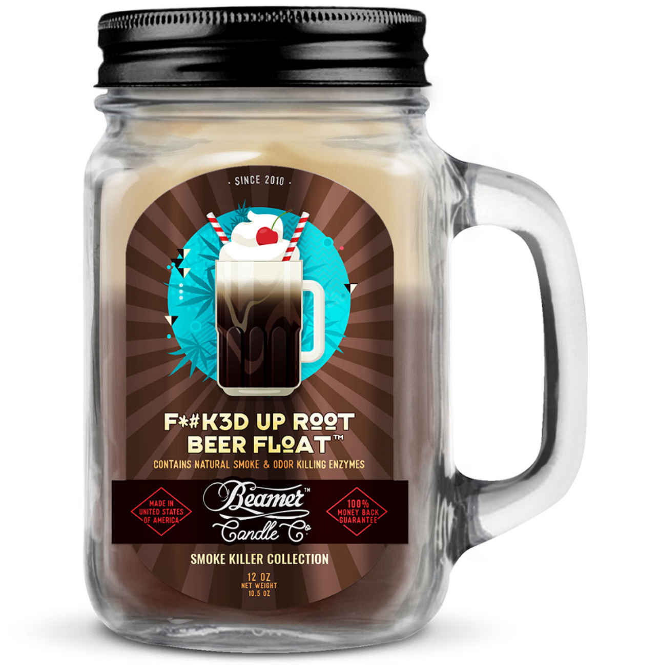 Beamer Candle Company F*#K3D Up Root Beer