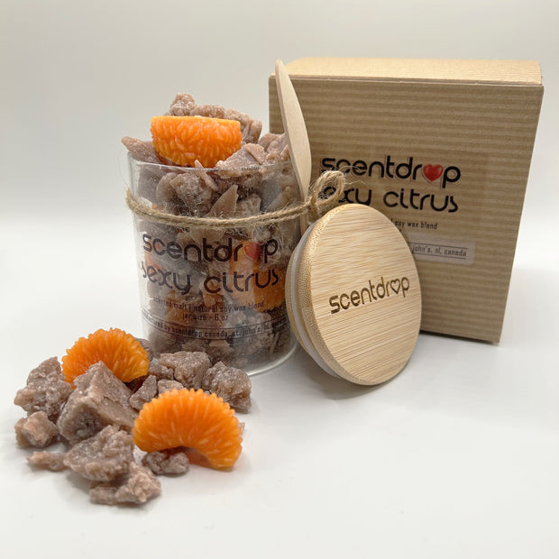 Scentdrop Sexy Citrus product with packaging on a white background