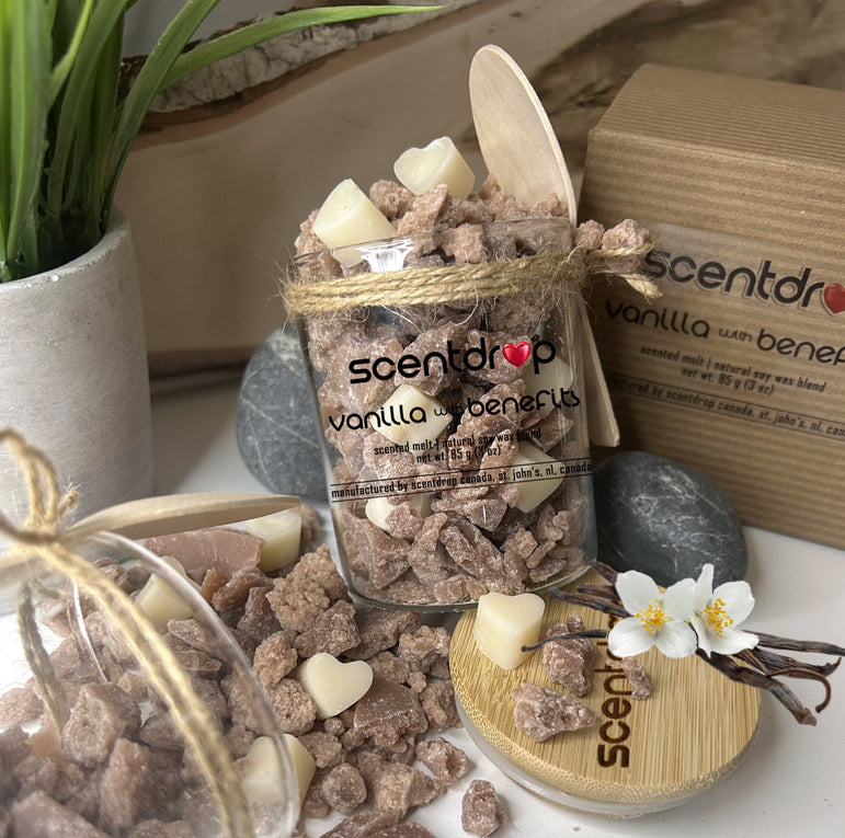 ScentDrop "Vanilla With Benefitts" 100% soy wax crumble for wax melters