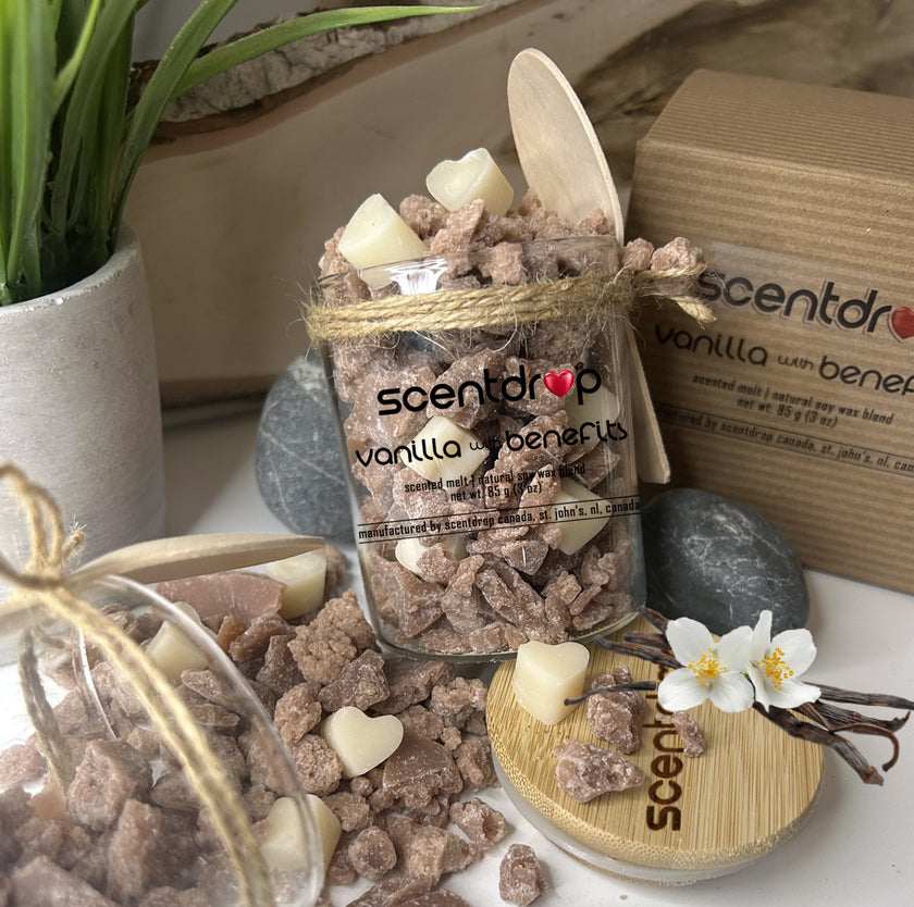 ScentDrop "Vanilla With Benefitts" 100% soy wax crumble for wax melters