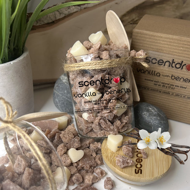 ScentDrop "Vanilla With Benefitts" 100% soy wax crumble for wax melters