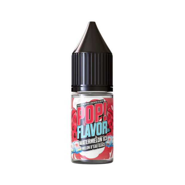 POP Flavor Co watermelon ice on a white background.
